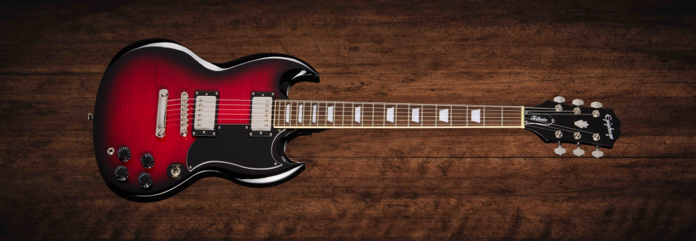 Epiphone SG Tribute Plus - Cherry Burst | Mooloolaba Music